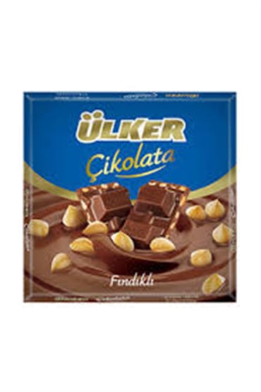 ÜLKER KARE FINDIKLI ÇİKOLATA 60GR