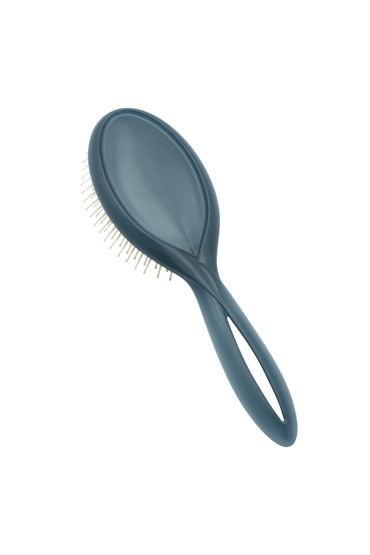 Acca Kappa Infinito Brush Long Pom Pins - Prussian Blue
