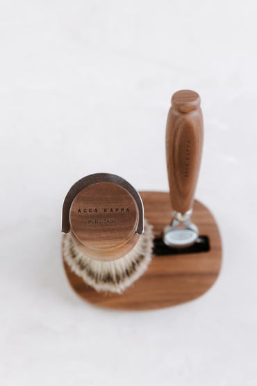 Acca Kappa Zebrawood Shaving Set N.610