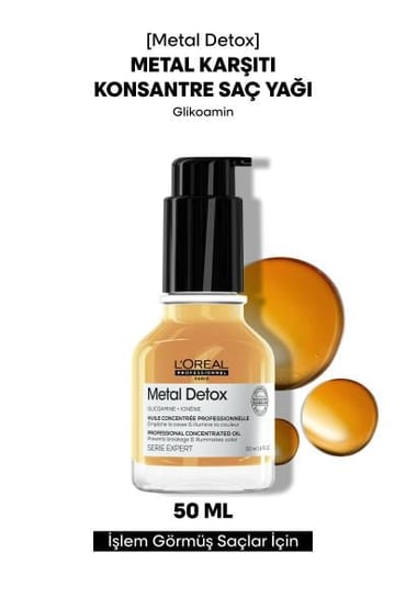 L'Oreal Professionnel Metal Detox Concentrated Oil 50ml