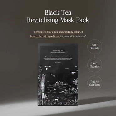 Pyunkang Yul Black Tea Revitalizing Mask Pack 10 Sheets