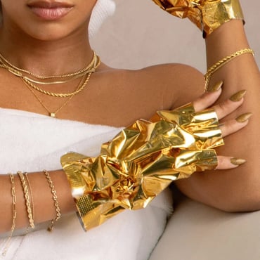 Voesh Collagen Gloves Imperial Gold