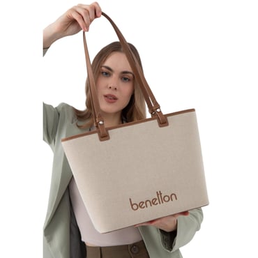 Benetton Bnt 1542 Kadın Kol Çantası Camel