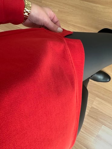 CDBR4104Ava Kırmızı 2 İplik Basic Sweatshitr