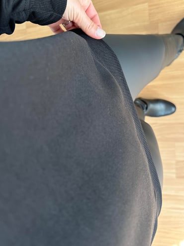 CDBR4107Ava Siyah 2 İplik Basic Sweatshitr