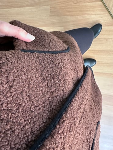 CDBR4114Ferna Acı Kahve Biyeli Fermuarlı Premium Yelek