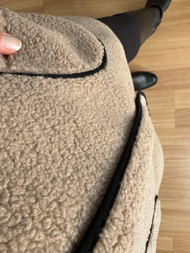 CDBR4111Ferna Kahve Biyeli Fermuarlı Premium Yelek