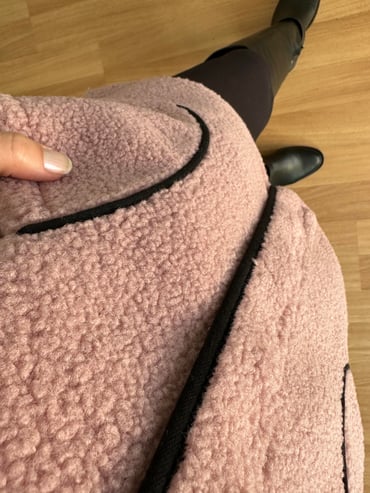 CDBR4113Ferna Pembe Biyeli Fermuarlı Premium Yelek