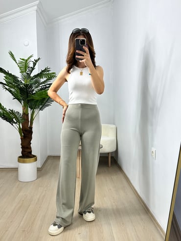 CDBR3680Haki Orjinal Oysh Marka Eşofman Altı