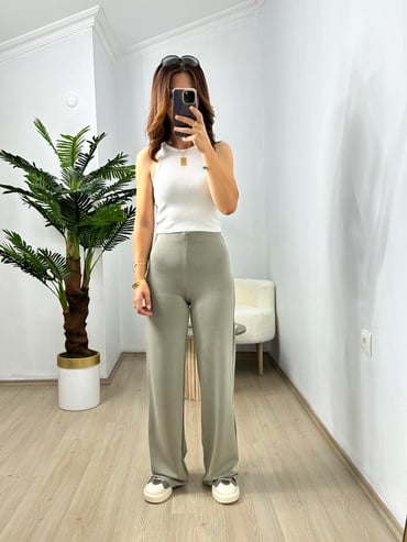 CDBR3680Haki Orjinal Oysh Marka Eşofman Altı