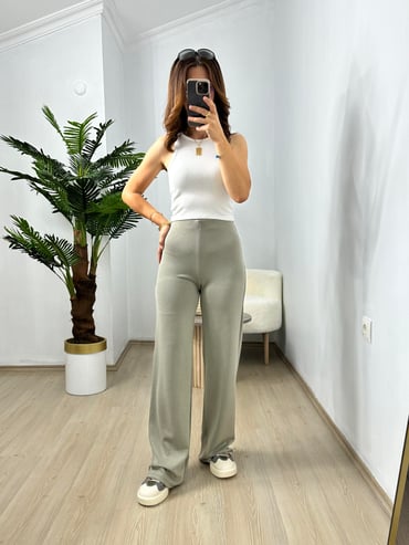 CDBR3680Haki Orjinal Oysh Marka Eşofman Altı