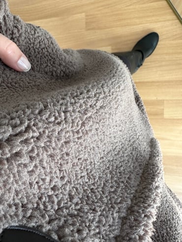 CDBR4097İrana Kahve Tedy Tek Düğmeli Ceket