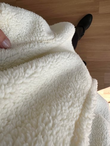 CDBR4093İrana Krem Tedy Tek Düğmeli Ceket