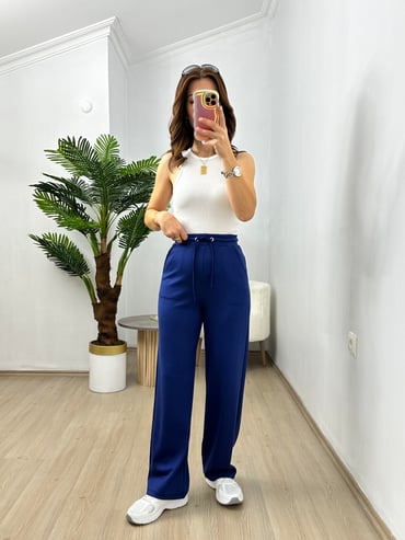 CDBR3684Lacivert Penye Modal Eşofman Altı