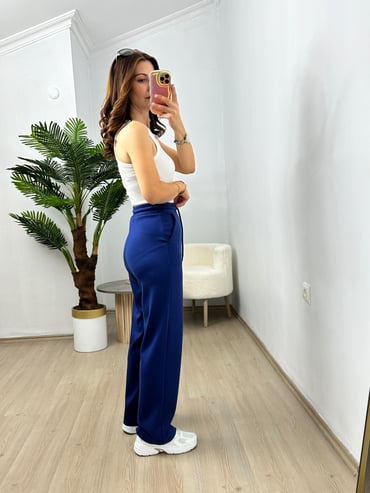 CDBR3684Lacivert Penye Modal Eşofman Altı