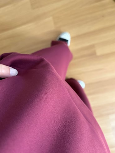 CDBR4090Lora Bordo Modal Kumaş Fermuarlı Eşofman takımı