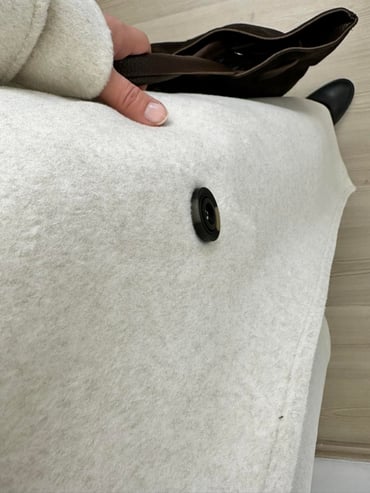 CDBR3811Roli Krem Premium Kalite Manşetli Kaban