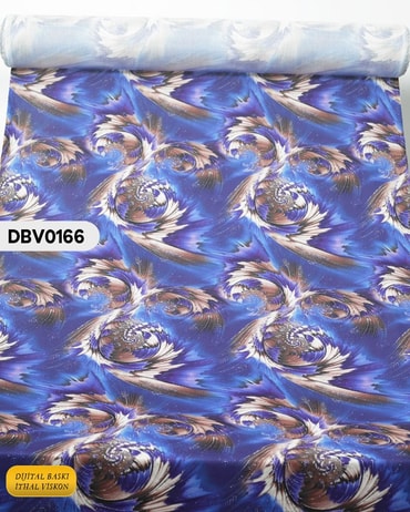  Digital Baskı Dar En Pamuk Viskon Kumaş 90cm-DBV0166DBV0166