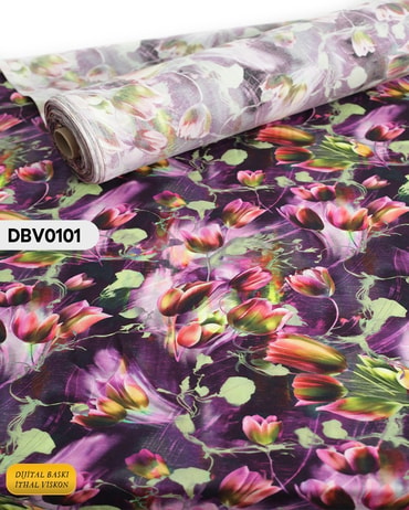 Digital Baskı Dar En Pamuk Viskon Kumaş 90cm-DBV0101DBV0101