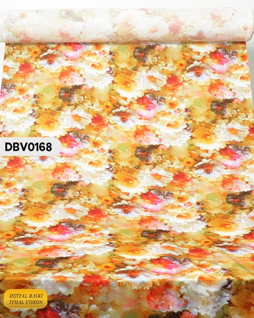  Digital Baskı Dar En Pamuk Viskon Kumaş 90cm-DBV0168DBV0168