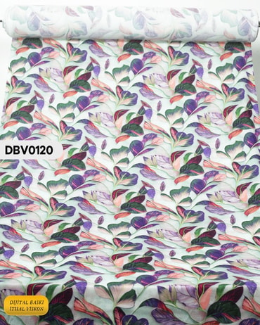  Digital Baskı Dar En Pamuk Viskon Kumaş 90cm-DBV0120DBV0120