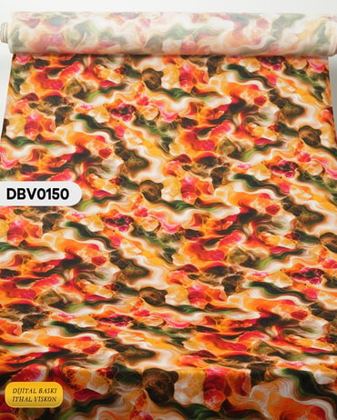  Digital Baskı Dar En Pamuk Viskon Kumaş 90cm-DBV0150DBV0150