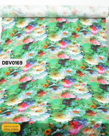  Digital Baskı Dar En Pamuk Viskon Kumaş 90cm-DBV0169DBV0169