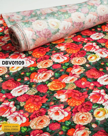  Digital Baskı Dar En Pamuk Viskon Kumaş 90cm-DBV01109DBV01109