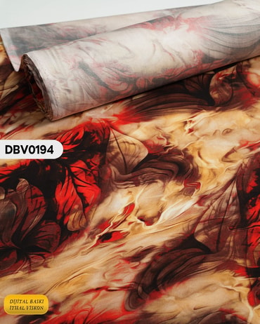  Digital Baskı Dar En Pamuk Viskon Kumaş 90cm-DBV0194DBV0194