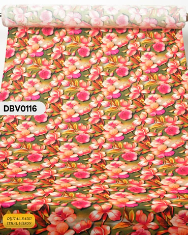  Digital Baskı Dar En Pamuk Viskon Kumaş 90cm-DBV0116DBV0116