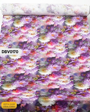  Digital Baskı Dar En Pamuk Viskon Kumaş 90cm-DBV0170DBV0170