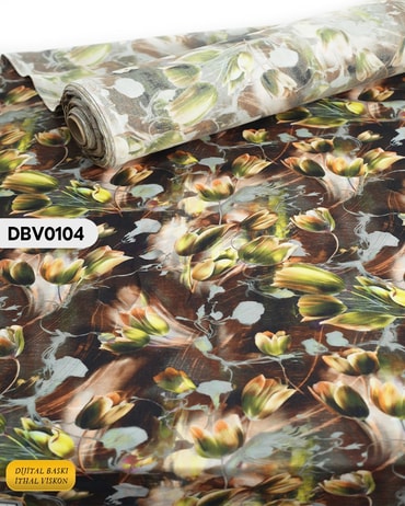  Digital Baskı Dar En Pamuk Viskon Kumaş 90cm-DBV0104DBV0104
