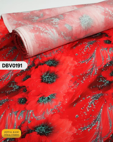  Digital Baskı Dar En Pamuk Viskon Kumaş 90cm-DBV0191DBV0191
