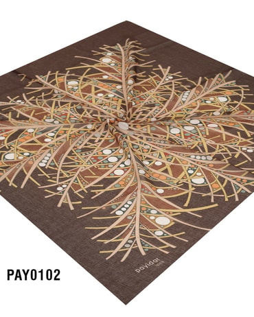 PAYİDAR İPEK Desenli Oyalık Yazma PAY0102-0126PAY0102