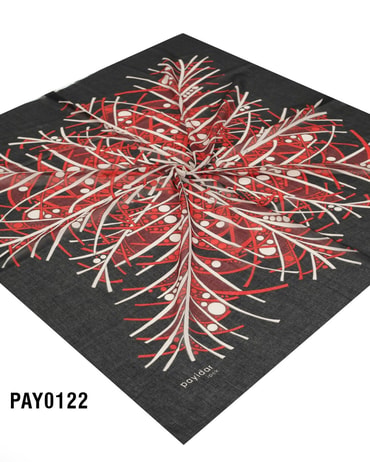  PAYİDAR İPEK Desenli Oyalık Yazma PAY0122-0102PAY0122