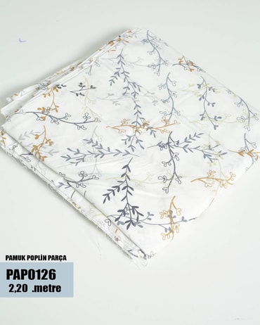  POPLİN NEVRESİMLİK PARÇA KUMAŞ ( EN 240CM )  PAP0126-26PAP0126