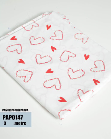  POPLİN NEVRESİMLİK PARÇA KUMAŞ ( EN 240CM )  PAP0147-47PAP0147