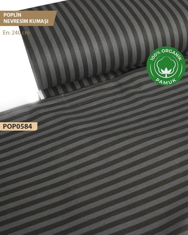 %100 Pamuk Poplin Nevresim Kumaşı En 240 cmPOP0584