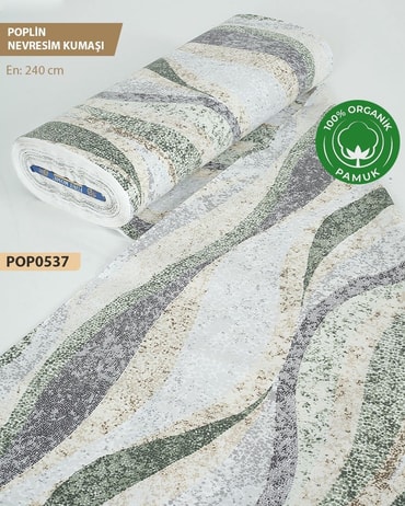 %100 Pamuk Poplin Nevresim Kumaşı En 240 cm-POP0537-37POP0537