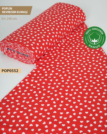 %100 Pamuk Poplin Nevresim Kumaşı En 240 cm-POP0552-52POP0552
