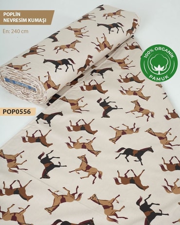 %100 Pamuk Poplin Nevresim Kumaşı En 240 cm-POP0556-56POP0556