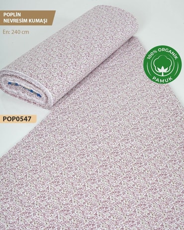 %100 Pamuk Poplin Nevresim Kumaşı En 240 cm-POP0547-47POP0547