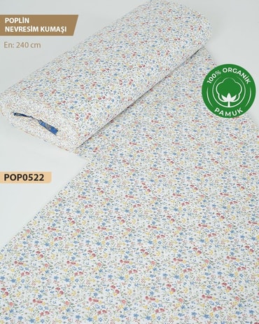 %100 Pamuk Poplin Nevresim Kumaşı En 240 cm-POP0522-22POP0522