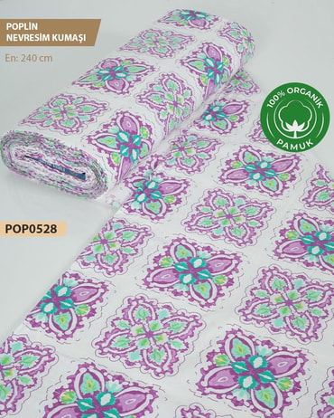 %100 Pamuk Poplin Nevresim Kumaşı En 240 cm-POP0528-28POP0528