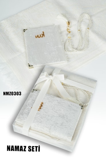 3'LÜ NAMAZ Setİ Seccade+Tesbih+Yasin NMZ0303-20621NMZ0303