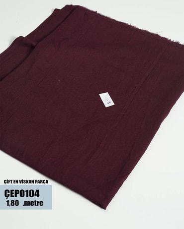 ÇİFT En Pamuk Viskon Parça Kumaş ÇEP0104-4ÇEP0104