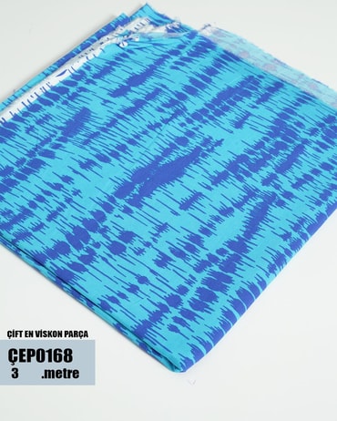 ÇİFT En Pamuk Viskon Parça Kumaş ÇEP0168-68ÇEP0168