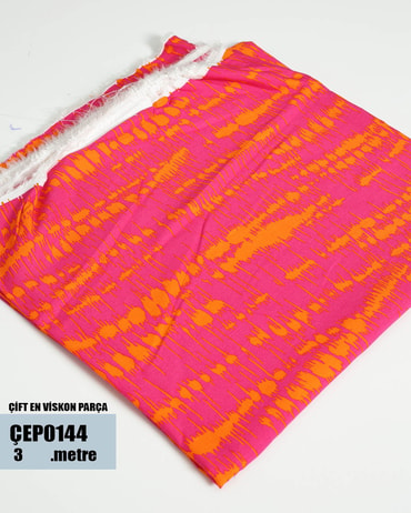 ÇİFT En Pamuk Viskon Parça Kumaş ÇEP0144-44ÇEP0144