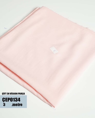 ÇİFT En Pamuk Viskon Parça Kumaş ÇEP0134-34ÇEP0134