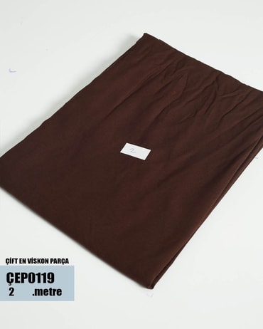 ÇİFT En Pamuk Viskon Parça Kumaş ÇEP0119-19ÇEP0119